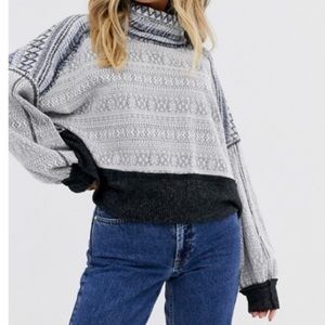 Free People Lodge Turtleneck Sweater size L